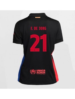 Barcelona Frenkie de Jong #21 Auswärtstrikot für Frauen 2024-25 Kurzarm